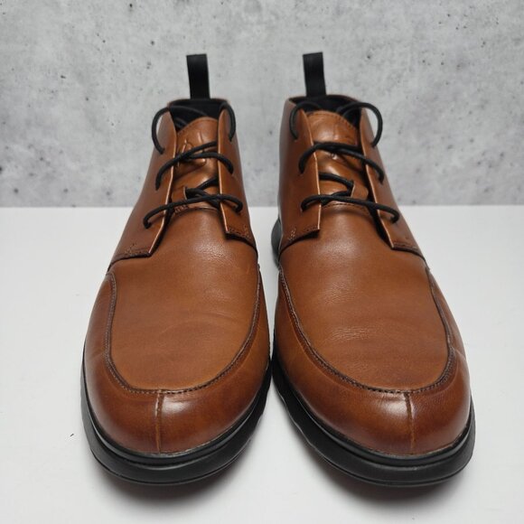 Cole Haan Mens 3 Zerogrand Chukka Boots 8.5M Leather British Tan C28394 - Picture 3 of 10